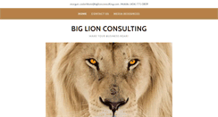 Desktop Screenshot of biglionconsulting.com